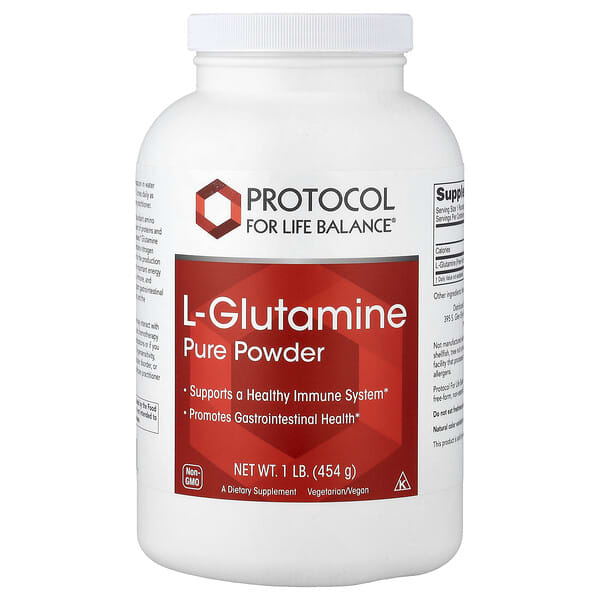L-Glutamine Pure Powder, 1 lb (454 g)
