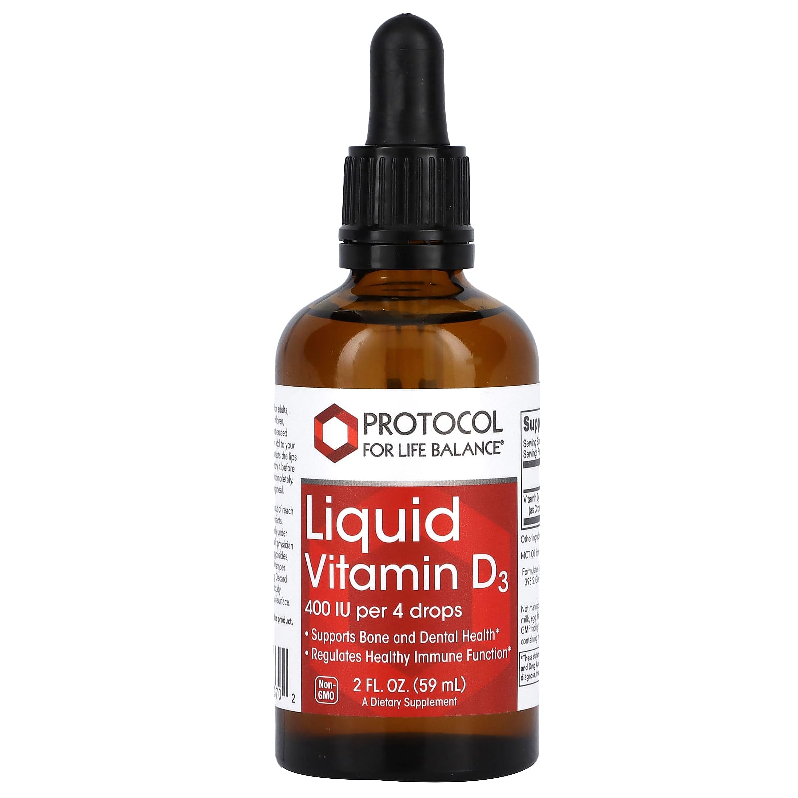Protocol for Life Balance Liquid Vitamin D3 – 59 ml de Protocol for Life Balance