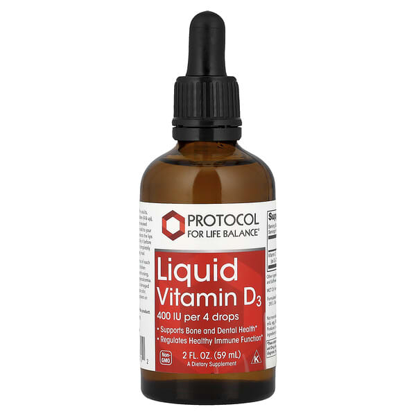 Protocol for Life Balance, Liquid Vitamin D3, 2 fl oz (59 ml) — product photo 1