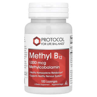 Protocol for Life Balance, Methyl B12, 1,000 mcg, 100 Lozenges