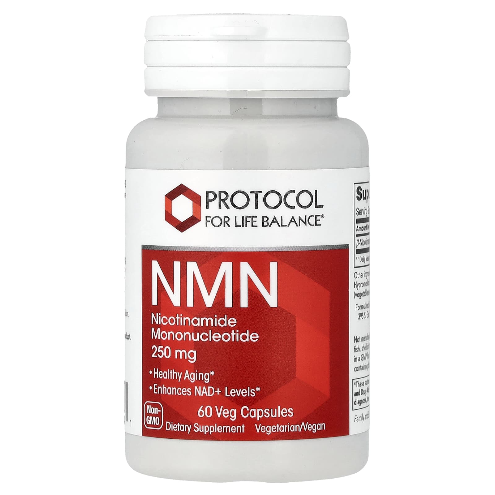NMN, 250 mg, 60 Bitkisel Kapsül