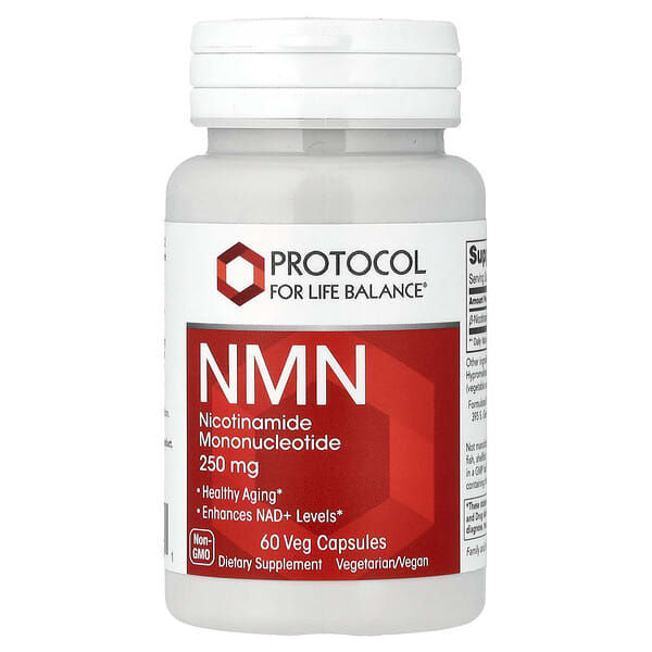 Protocol for Life Balance, NMN, 250 mg, 60 Veg Capsules — product photo 1