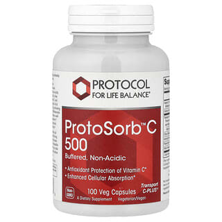 Protocol for Life Balance, ProtoSorbC 500`` 100 растительных капсул