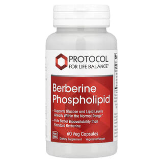 Protocol for Life Balance, berberină fosfolipidă, 60 capsule vegetale (550 mg per capsulă)