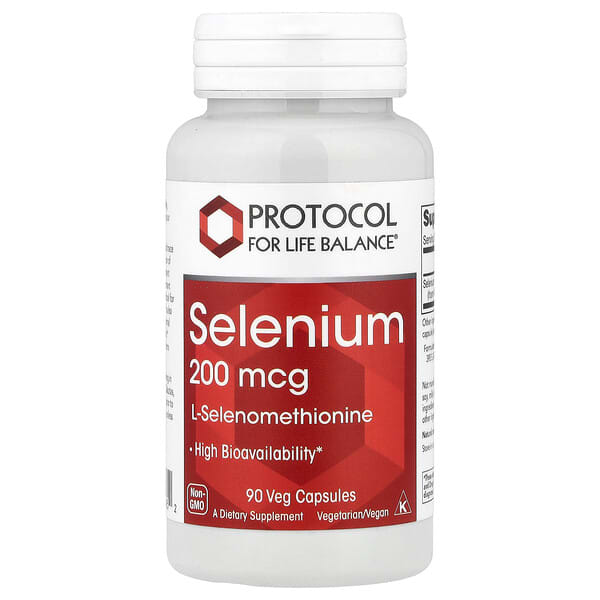 Protocol For Life Balance Selenium, 200 mcg, 90 Veg Capsules