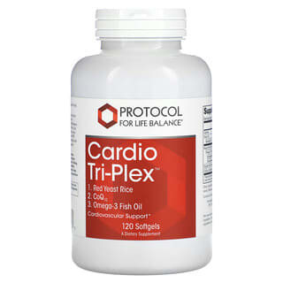 Protocol for Life Balance, Cardio Tri-Plex, 120 capsules à enveloppe molle