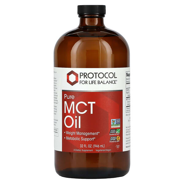 Protocol for Life Balance, 純MCT中鏈甘油三酯油，32液體盎司（946毫升）