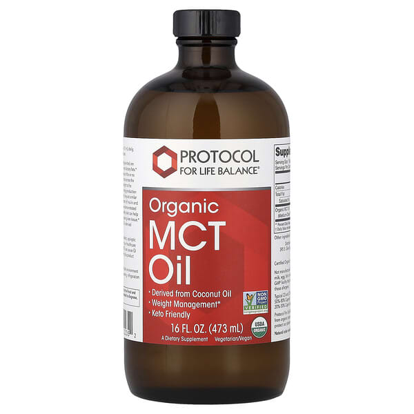Organic MCT Oil, 16 fl oz (473 ml)