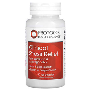 Protocol for Life Balance, Clinical Stress Relief , 60 Veg Capsules