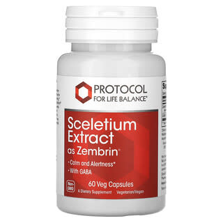 Protocol for Life Balance, Extrait de sceletium, 60 capsules végétariennes