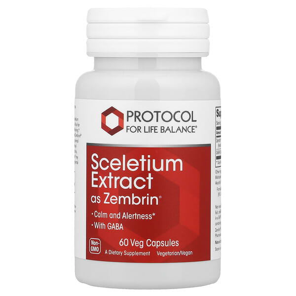 Protocol for Life Balance, Sceletium Extract, 60 Veg Capsules