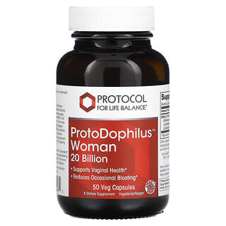 Protocol for Life Balance, ProtoDophilus Woman, 20 миллиардов, 50 растительных капсул