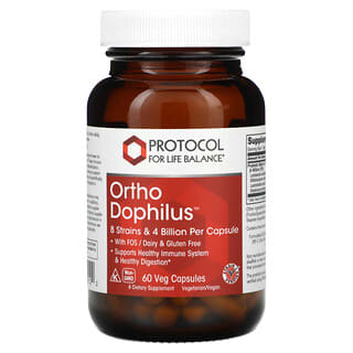 Protocol for Life Balance, Ortho Dophilus, 60 Veg Capsules