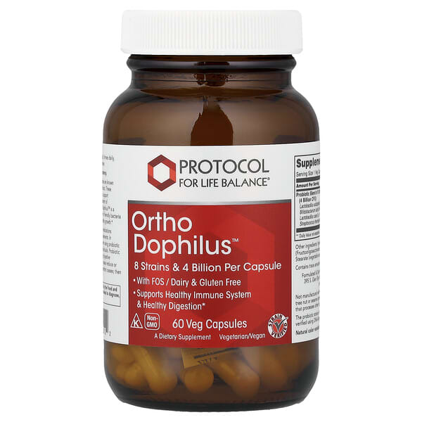 Protocol for Life Balance, Ortho Dophilus™，60 粒素食膠囊