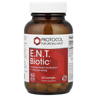 Protocol for Life Balance, E.N.T. Biotic, 60 Pastilles (0.5 Billion per Pastille)
