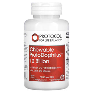 Protocol for Life Balance, Chewable ProtoDophilus, 10 Billion, 60 Chewables