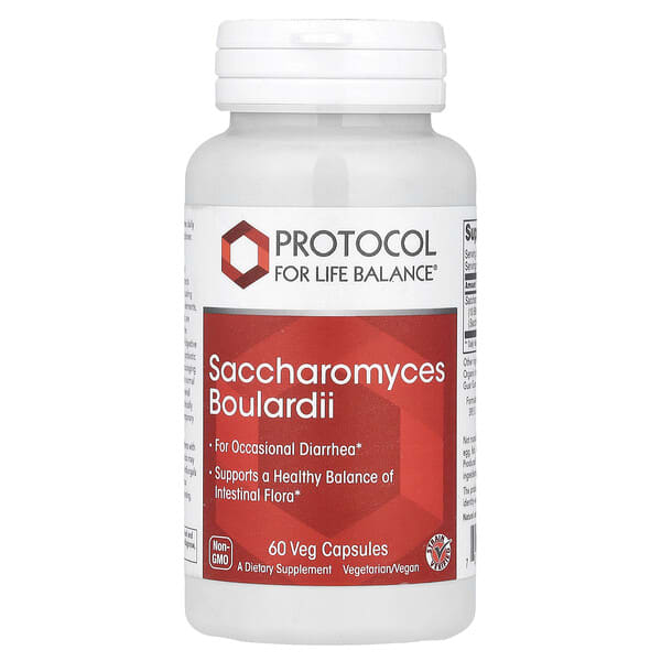 Protocol for Life Balance, 布拉酵母菌，1000 毫克，60 粒素食膠囊（每粒膠囊 500 毫克）
