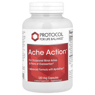 Protocol for Life Balance, Ache Action™, 120 Veg Capsules