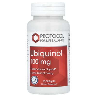 Protocol for Life Balance, Ubiquinone, 100 mg, 60 Softgels