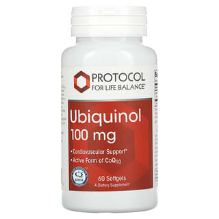 Protocol for Life Balance, Ubiquinol, 100 mg, 60 Softgels
