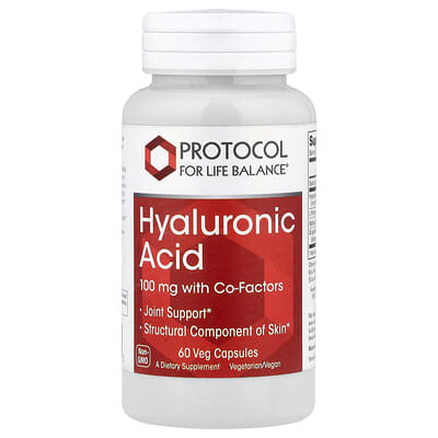 Protocol for Life Balance, Hyaluronic Acid, 60 Vegetarian Capsules