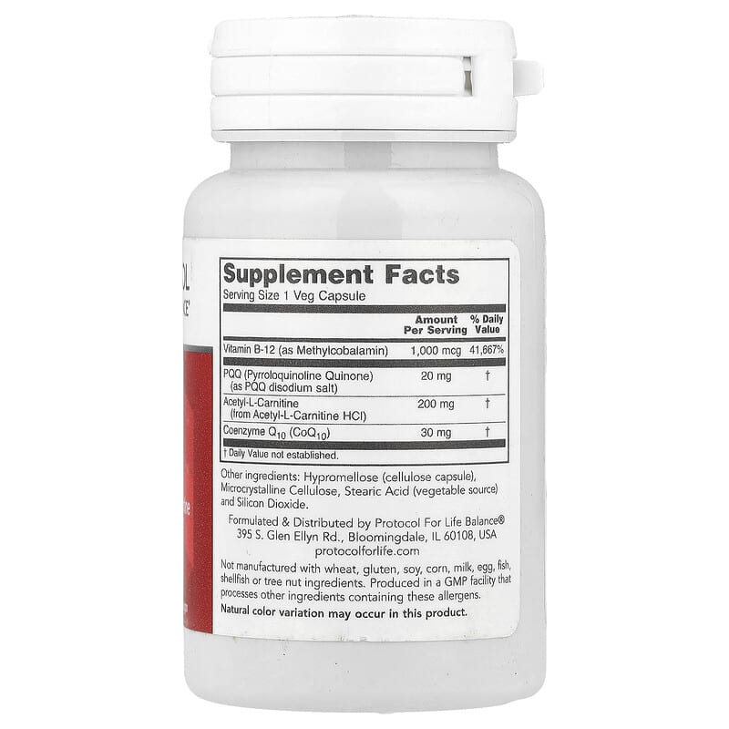 l carnitina pqq Prisma Natural Pack 3 Premium Acetil l-Carnitina+PQQ + Coenzima Q10 60 Cap L-Carnitine Carnipure, 500 mg, Now