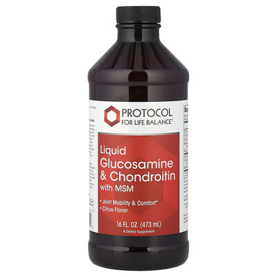 Protocol for Life Balance, Liquid Chitosamine and Chondroitin with MSM, Citrus, 16 fl oz (473 ml)