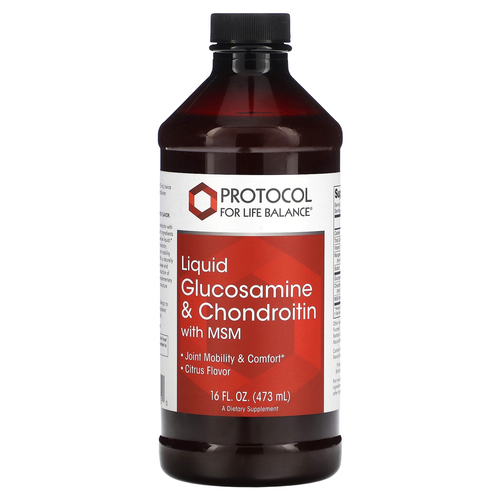 Protocol for Life Balance, Liquid Glucosamine & Chondroitin with MSM ...