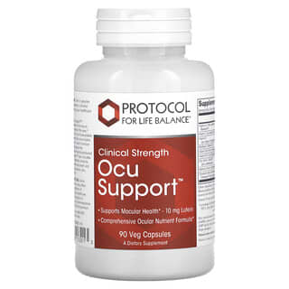 Protocol for Life Balance, Ocu Support, Clinical Strength, 90 kapsułek roślinnych