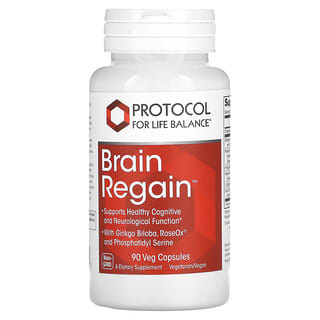 Protocol for Life Balance, Brain Regain, 90 Veg Capsules