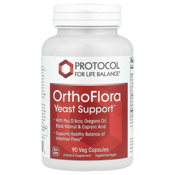 OrthoFlora Yeast Support™, 90 Veg Capsules