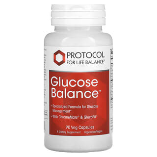 Protocol for Life Balance, Glucose Balance, 90 pflanzliche Kapseln