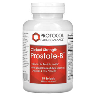 Protocol for Life Balance, Prostate-B, Clinical Strength, Prostate-B, klinische Stärke, 90 Weichkapseln