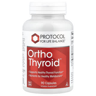 Protocol for Life Balance, Ortho Thyroid™, 캡슐 90정