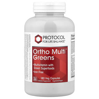 Protocol for Life Balance, Ortho Multi Greens™, 180 Veg Capsules