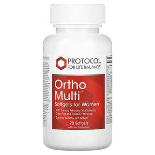 Protocol for Life Balance, Ortho Multi для женщин, 90 мягких таблеток