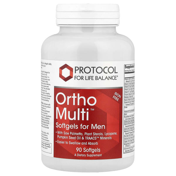 Protocol for Life Balance, Ortho Multi，男士軟凝膠，90 粒軟凝膠
