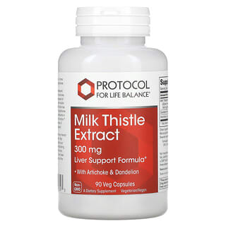 Protocol for Life Balance, Milk Thistle Extract , 300 mg , 90 Veg Capsules