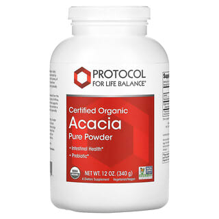Protocol for Life Balance, Acacia orgánica certificada en polvo, 340 g (12 oz)