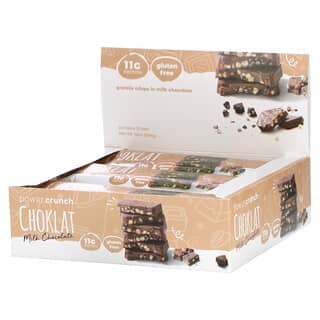 BNRG, Power Crunch Protein Bar, Choklat, Milk Chocolate, 12 Bars, 1.5 oz (42 g) Each