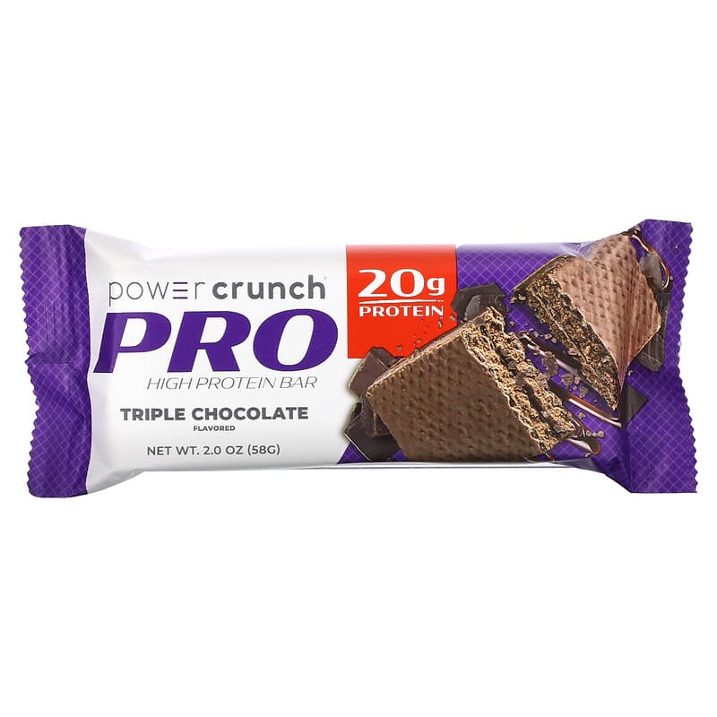 BNRG Power Crunch Protein Energy Bar PRO Triple Chocolate 12 Bars