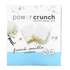 BNRG, Power Crunch Protein Energy Bar, Protein-Energieriegel, französische Vanillecreme, 12 Riegel à 40 g (1,4 oz)