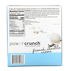 BNRG, Power Crunch Protein Energy Bar, Protein-Energieriegel, französische Vanillecreme, 12 Riegel à 40 g (1,4 oz)