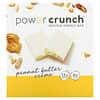 BNRG, Power Crunch 蛋白能量棒，原配方，花生酱奶油，12 块，每块 1.4 盎司（40 克）