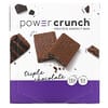 BNRG, Power Crunch, חטיף אנרגיה המכיל חלבון, טריפל שוקולד, 12 חטיפים, 40 גרם (1.4 אונקיות) ליחידה