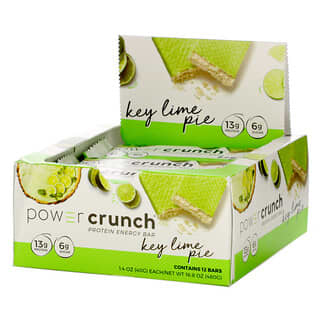 BNRG, Power Crunch Protein Energy Bar, Torta de Limão, 12 Barras, 40 g (1,4 oz) Cada