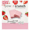 BNRG, Power Crunch®, Barras Energéticas de Proteína, Creme de Morango, 12 Barras, 40 g (1,4 oz) Cada