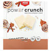 BNRG, Barre énergétique protéinée Power Crunch, Biscuit à la cannelle, 12 barres, 40 g pièce