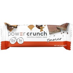 BNRG, Power Crunch Protein Energy Bar, S'mores, 12 Bars, 1.4 oz (40 g) Each