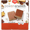 BNRG, Power Crunch Protein Energy Bar, S'mores, 12 батончиків, 1,4 унції (40 г) кожен